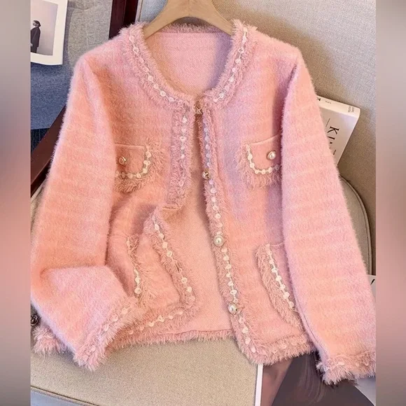 85. Knit cardigan blazer - Picture 1 of 1